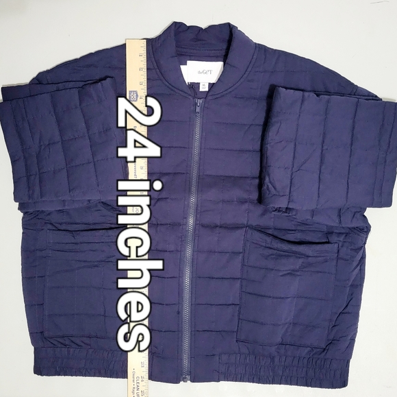 🔥NWT The Get Women’s XL Quilted Cropped Bomber Jacket - Picture 5 of 16